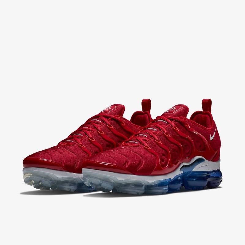 Nike air vapormax sales plus university red